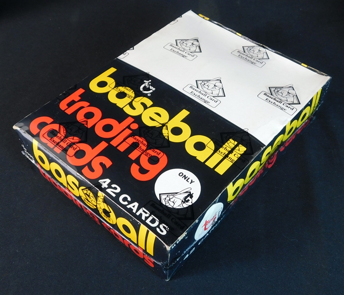 1975 Topps Baseball Unopened Rack Pack Box BBCE