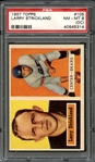 1957 Topps #105 Larry Strickland PSA 8 NM-MT (OC)
