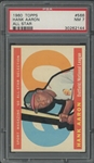 1960 Topps #566 Hank Aaron All Star PSA 7 NM