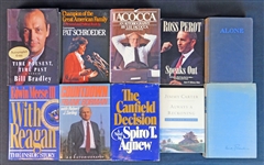 Political Themed Autographed Book Group of (10) 