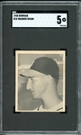 1948 Bowman #18 Warren Spahn SGC 5 EX