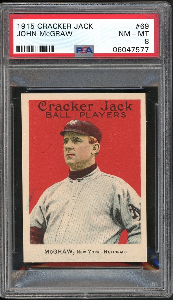 John J. McGraw, New York Giants, baseball card portrait]