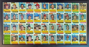 1974 Topps Traded Complete Set on Uncut Sheet