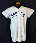 Exceptional 1955 Boston Red Sox Ted Williams Game-Used Road Jersey- MEARS A9 