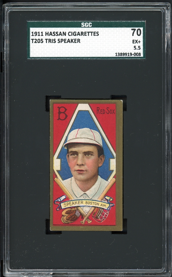 Sold at Auction: 1911 T205 Gold Border Ty Cobb.