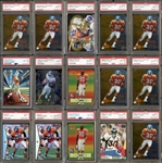 1995-99 Terrell Davis Group Of 15 Cards With 13 Rookies All PSA Graded
