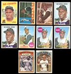 1959-72 Topps Roberto Clemente Group of (10)