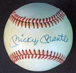 Mickey Mantle Single-Signed OAL (MacPhail) Ball BAS