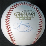 Curt Schilling Single-Signed 2004 World Series Ball