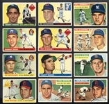 1955 And 1956 Topps Shoebox Lot Of (72) Cards With HOFers And Koufax Rookie