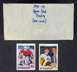 1990-91 Upper Deck Hockey Complete First-Series Run of (400) Cards