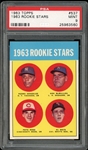 1963 Topps #537 1963 Rookie Stars Pete Rose PSA 9 MINT