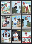 1970 Topps Lot of 187 Cards With Stars And HOFers