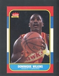 1986 Fleer #121 Dominique Wilkins Rookie Card