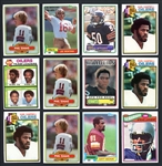 1977-83 Football Hall Of Fame Rookie Card Lot Of 27