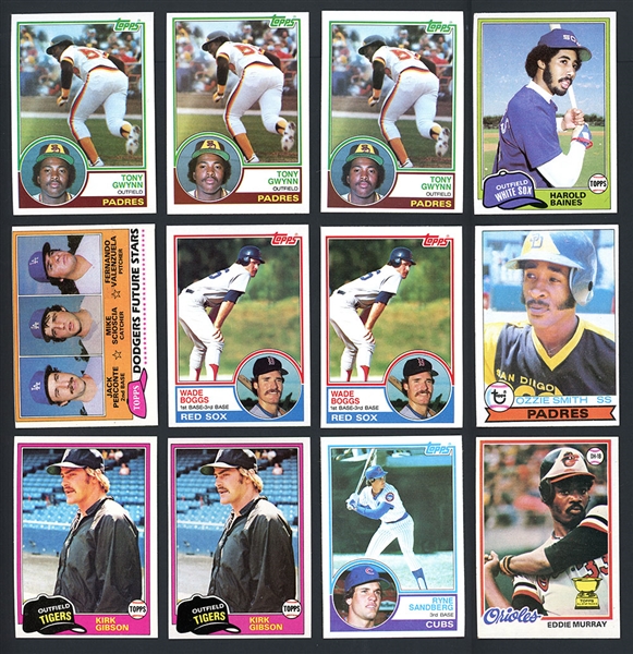 1978-90 Rookie Card Lot Of 21 With Stars And HOFers