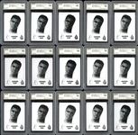 2006 Pugilato Americano Muhammad Ali AKA Cassius Clay Group Of Fifteen (15) Mint Grading 10 GEM MINT