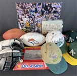 Mixed Sports Group of (12) Signed Items With Namath, Favre