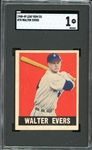 1948-49 Leaf #78 Walter Evers SGC 1 PR