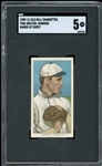 1909-11 T206 Old Mill Walter Johnson Hand At Chest SGC 5 EX