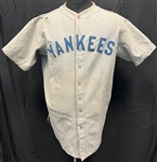 Exceptionally Desirable 1927-28 Pat Collins Game Worn Road Jersey