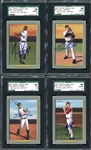 2005 Topps Turkey Red Autograph Lot Of Four (4) SGC Graded JSA Authenticated