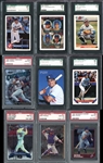 1992-2002 Mike Piazza Graded Card Lot Of 16