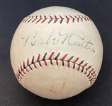 Exceptional Babe Ruth / Lou Gehrig Signed ONL Heydler Baseball PSA/DNA 8 NM/MT, JSA