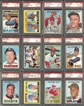 1967 Topps Exceedingly High Grade Complete Set With Each And Every Card Graded NM/MT 8 by PSA