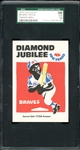 1976 Laughlin Diamond Jubilee #8 Hank Aaron SGC 10 GEM MINT