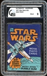 1977 Topps Star Wars N/S Wax Pack GAI 9 MINT