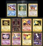 1999 Pokemon Promo Lot Of 11 with Holographics
