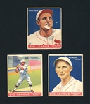 1933 Goudey Group Of Three (3) Cards