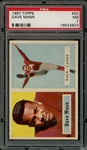 1957 Topps #50 Dave Mann PSA 7 NM