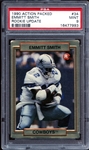 1990 Action Packed Rookie Update #34 Emmitt Smith PSA 9 MINT