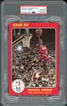 1985 Star Slam Dunk 5x7 #5 Michael Jordan PSA 8 NM-MT PSA/DNA  AUTO AUTH