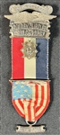 1876-1926 George Wright Golden Jubilee Pin with American Flag Ribbon