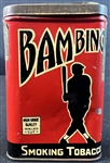 1920s Babe Ruth Bambino Smoking Tobacco Pocket Tin With Tax Stamp