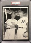 1950s Mickey Mantle And Joe DiMaggio Type I Photograph (Don Wingfield) PSA Authentic