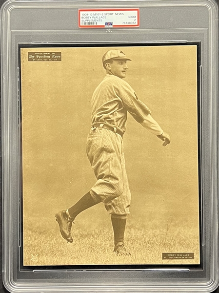 1909-13 M101-2 Sporting News Supplements Bobby Wallace PSA 2 GD