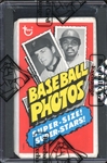 Exceptionally Scarce 1974 Topps Deckle Edge Unopened Wax Pack BBCE