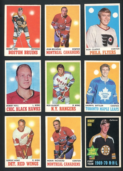 1970 O-Pee-Chee Higher Grade Complete Set 