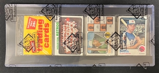 1973 Topps Baseball Unopened Rack Pack BBCE Authenticated