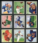 1950 Bowman Football Shoebox Lot Of 52 Cards With Many HOFers