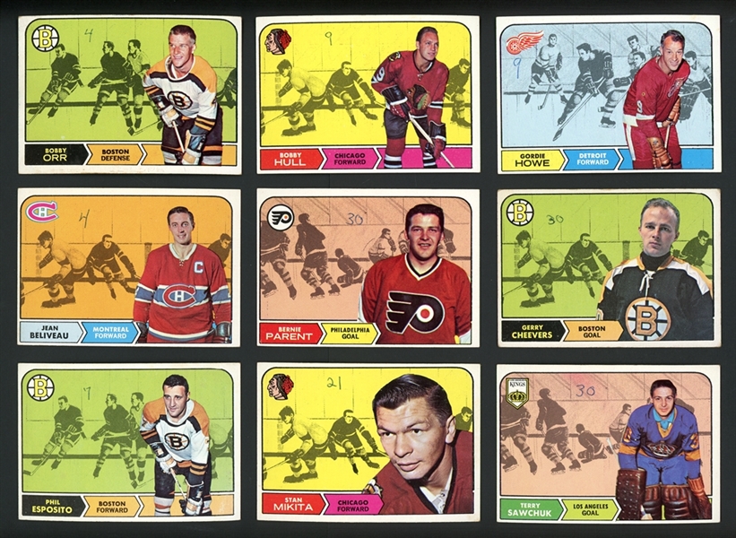1968 Topps Hockey Complete Set