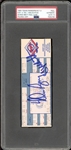 1993 Texas Rangers/Oct. 3 Full Ticket Stub (KCR -4, TEX -1) Nolan Ryan/George Brett Final Game PSA/DNA  Authentic Auto 10