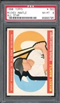 1960 Topps #563 Mickey Mantle All Star PSA 8 NM-MT