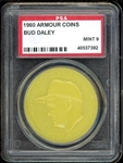 1960 Armour Coins Bud Daley PSA 9 MINT