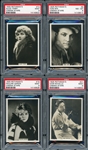 1925 Rothmans Cinema Stars Complete Set Completely PSA Graded