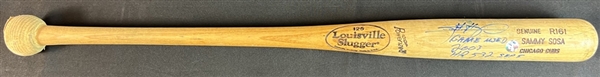 2003 Sammy Sosa Game Used And Autographed Bat Used For Career Home Run 532 PSA/DNA 10,JSA